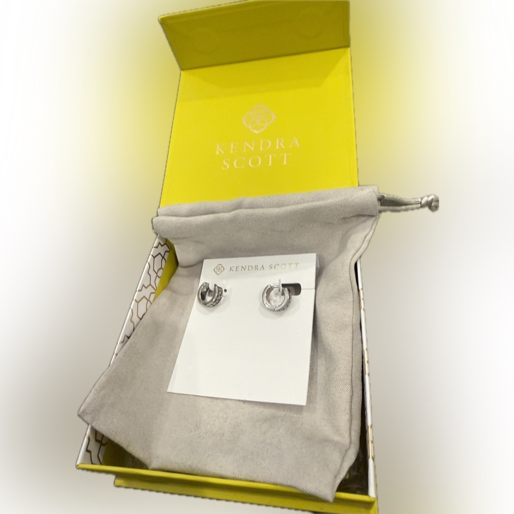 Kendra Scott Sterling Silver Hoop Earrings
